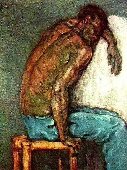 Paul Cezanne negern scipio Norge oil painting art